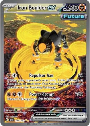 Image of Iron Boulder ex (207/162) [Scarlet & Violet: Temporal Forces]