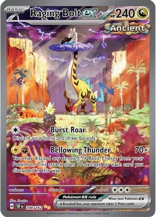 Image of Raging Bolt ex (208/162) [Scarlet & Violet: Temporal Forces]