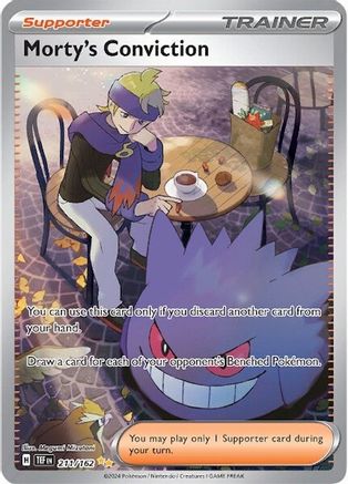 Image of Morty's Conviction (211/162) [Scarlet & Violet: Temporal Forces]