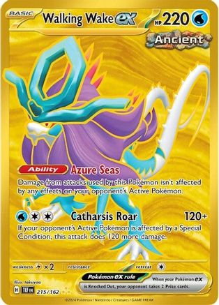 Image of Walking Wake ex (215/162) [Scarlet & Violet: Temporal Forces]