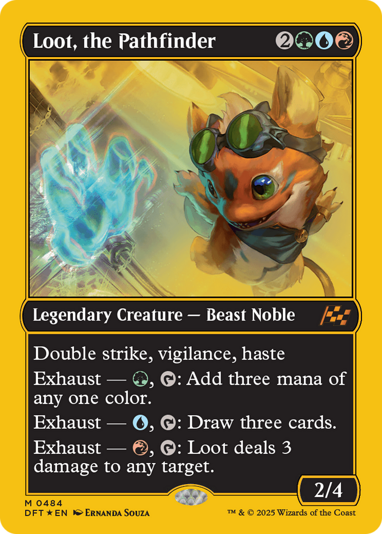Image of Loot, the Pathfinder (First-Place Foil) [Aetherdrift]