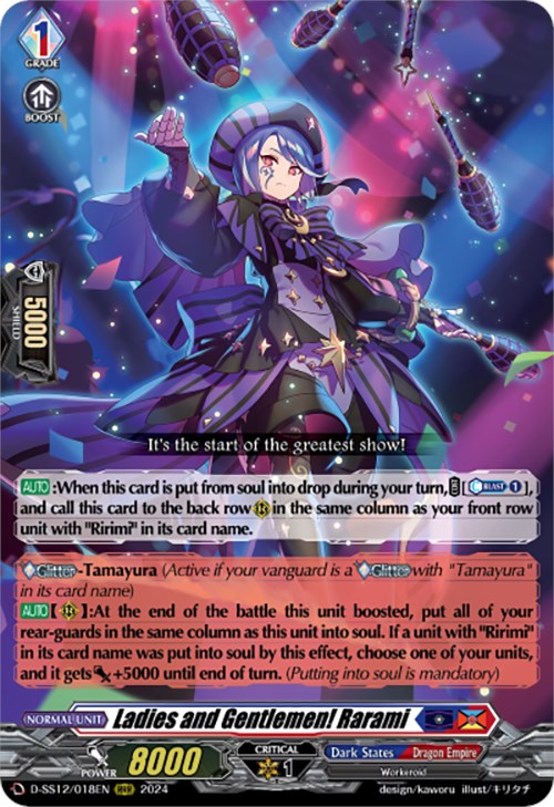 Image of Ladies and Gentlemen! Rarami (D-SS12/018EN) [Triple Drive]