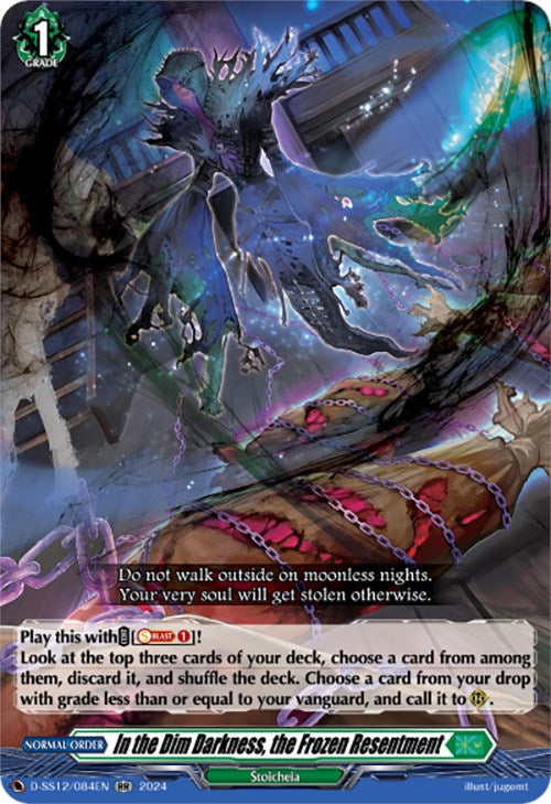 Image of In The Dim Darkness, The Frozen Resentment (D-SS12/084EN) [Triple Drive]