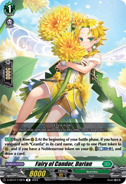 Image of Fairy of Candor, Darian (D-SS12/118EN) [Triple Drive]