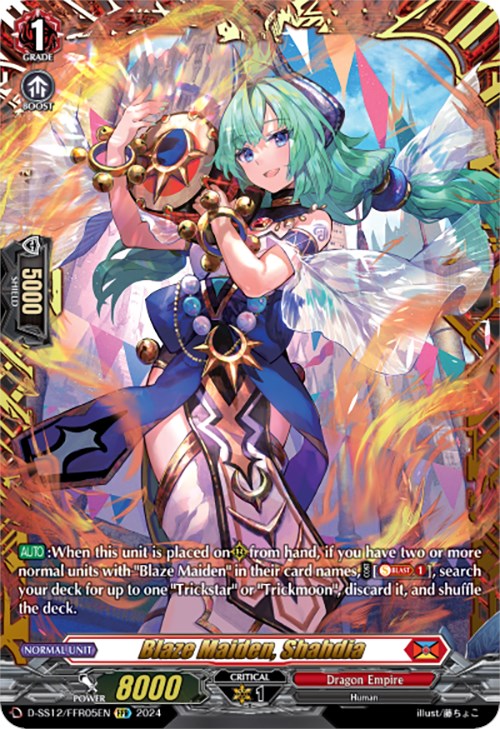 Image of Blaze Maiden, Shahdia (D-SS12/FFR05EN) [Triple Drive]