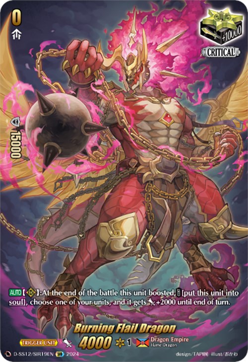 Image of Burning Flail Dragon (D-SS12/SIR19EN) [Triple Drive]