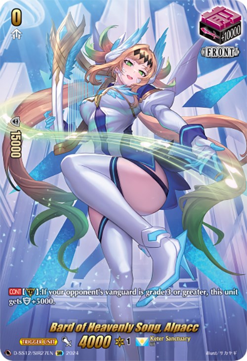 Image of Bard of Heavenly Song, Alpacc (D-SS12/SIR27EN) [Triple Drive]