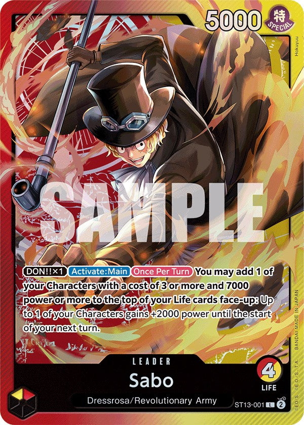 Image of Sabo [Ultra Deck: The Three Brothers]