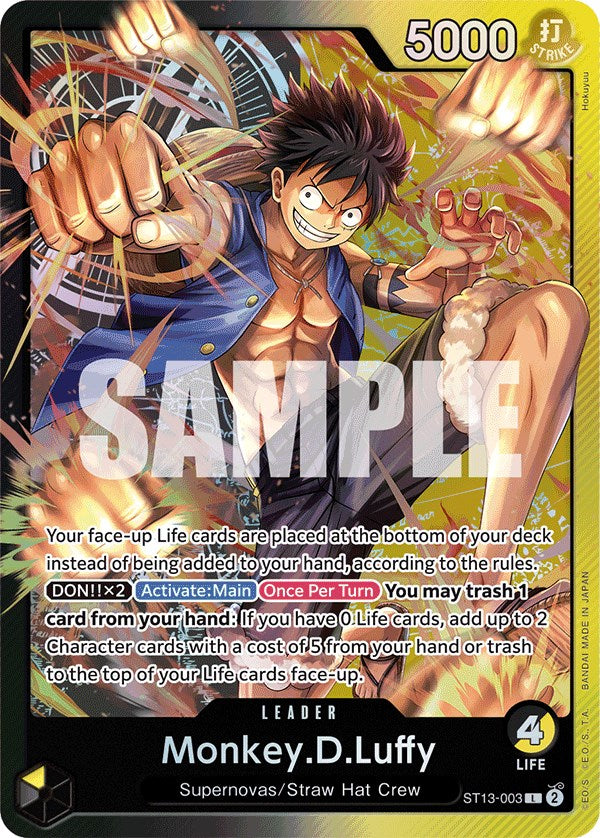 Image of Monkey.D.Luffy [Ultra Deck: The Three Brothers]