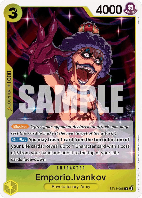 Image of Emporio.Ivankov [Ultra Deck: The Three Brothers]