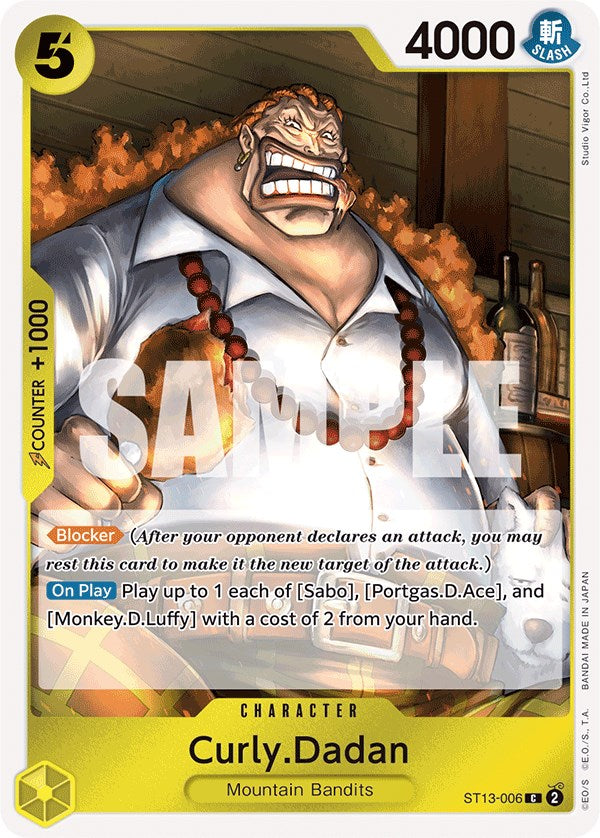 Image of Curly.Dadan [Ultra Deck: The Three Brothers]