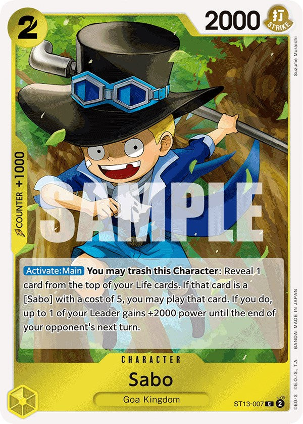 Image of Sabo [Ultra Deck: The Three Brothers]