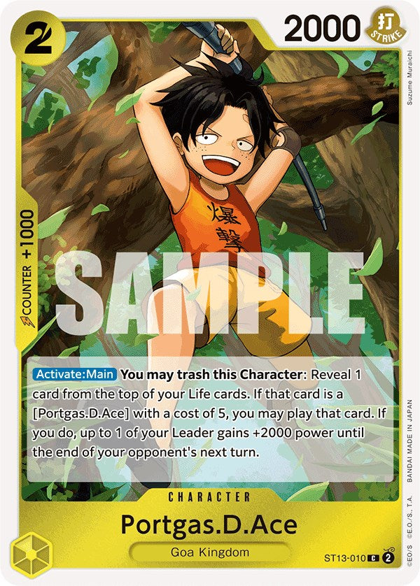 Image of Portgas.D.Ace [Ultra Deck: The Three Brothers]