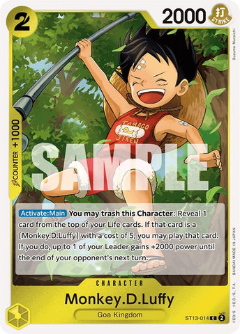 Monkey.D.Luffy [Ultra Deck: The Three Brothers]