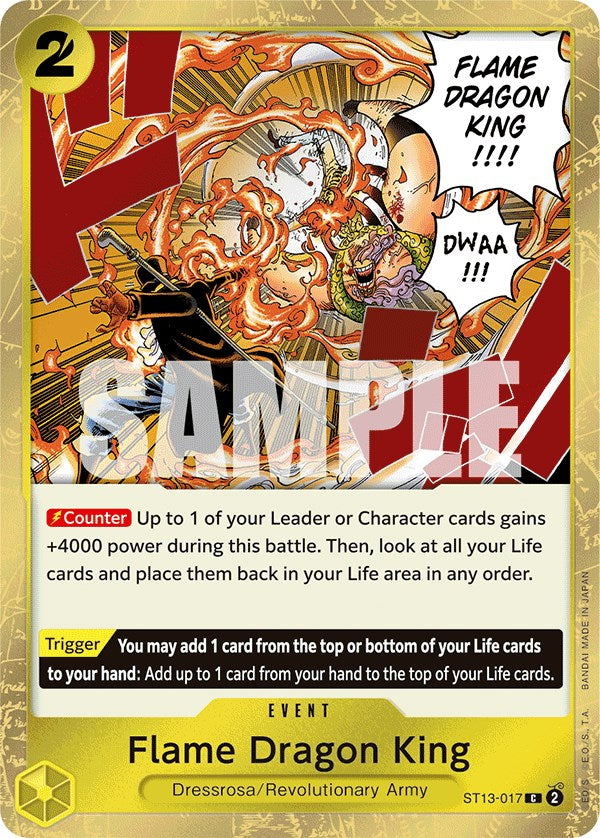 Image of Flame Dragon King [Ultra Deck: The Three Brothers]