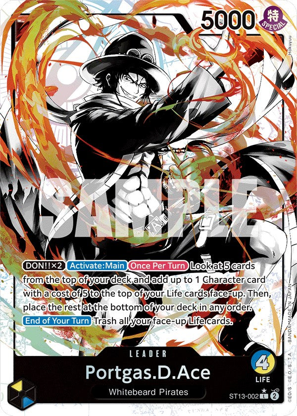 Image of Portgas.D.Ace (Parallel) [Ultra Deck: The Three Brothers]