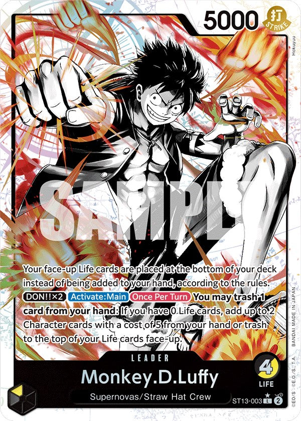 Image of Monkey.D.Luffy (Parallel) [Ultra Deck: The Three Brothers]