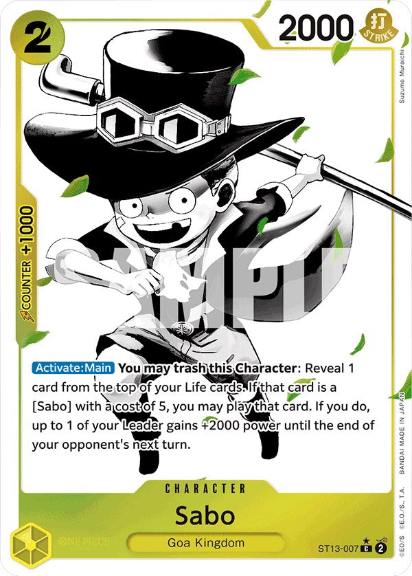 Image of Sabo (Parallel) [Ultra Deck: The Three Brothers]