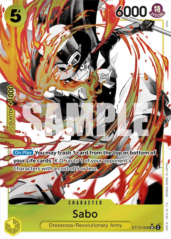 Image of Sabo (Parallel) [Ultra Deck: The Three Brothers]