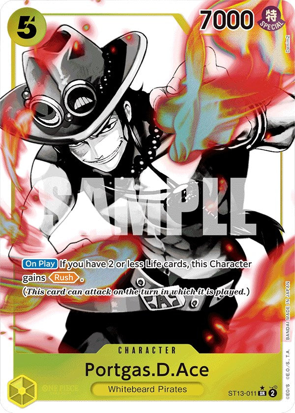 Image of Portgas.D.Ace (Parallel) [Ultra Deck: The Three Brothers]