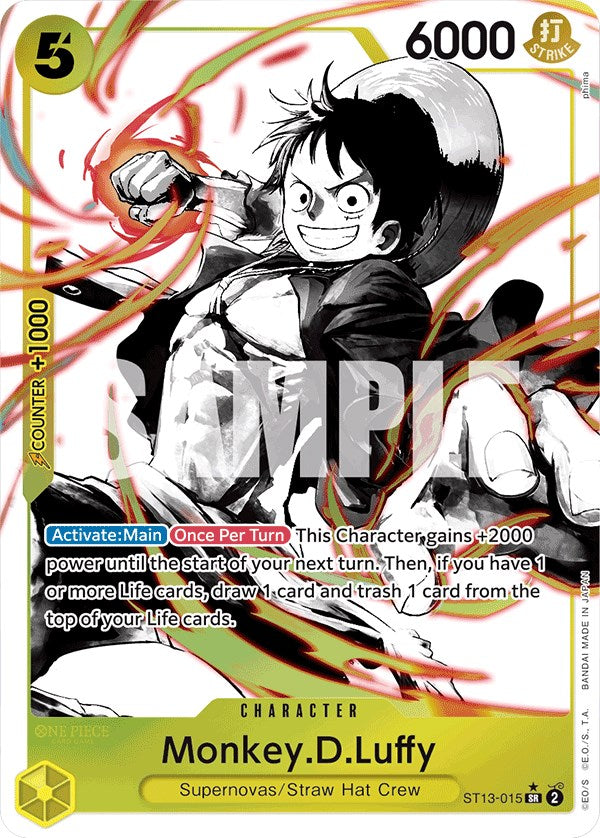 Image of Monkey.D.Luffy (Parallel) [Ultra Deck: The Three Brothers]