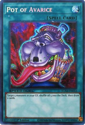 Image of Pot of Avarice (Secret Rare) [SGX4-END12] Secret Rare