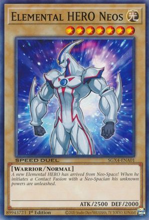 Image of Elemental HERO Neos [SGX4-ENA01] Common