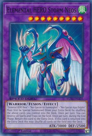 Image of Elemental HERO Storm Neos [SGX4-ENA25] Common