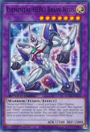 Image of Elemental HERO Brave Neos [SGX4-ENA26] Common