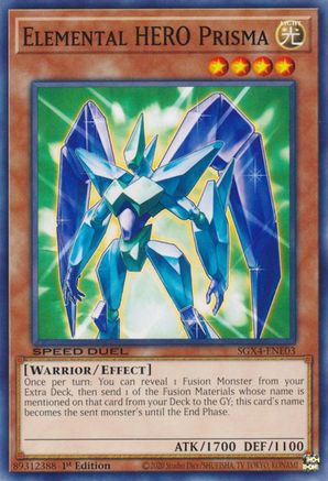 Image of Elemental HERO Prisma [SGX4-ENE03] Common