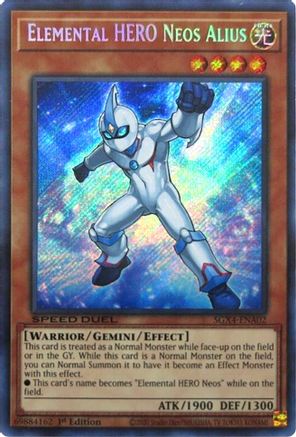 Image of Elemental HERO Neos Alius (Secret Rare) [SGX4-ENA02] Secret Rare