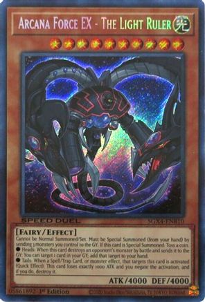 Image of Arcana Force EX - The Light Ruler (Secret Rare) [SGX4-ENB10] Secret Rare