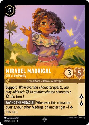 Image of Mirabel Madrigal - Gift of the Family (18/204) [Ursula's Return]