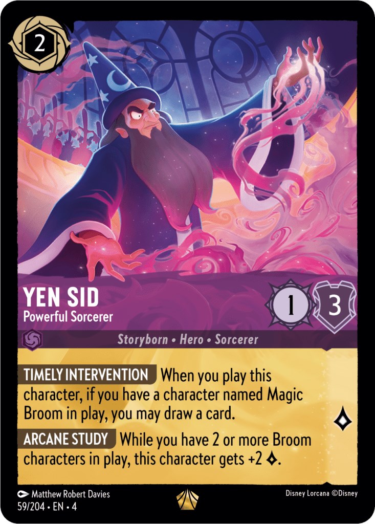 Image of Yen Sid - Powerful Sorcerer (59/204) (59/204) [Ursula's Return]