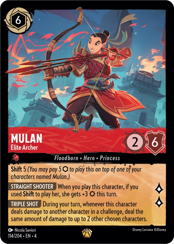 Image of Mulan - Elite Archer (114/204) [Ursula's Return]