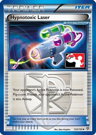Image of Hypnotoxic Laser (Team Plasma) 123  - Holofoil League & Championship Cards - Uncommon