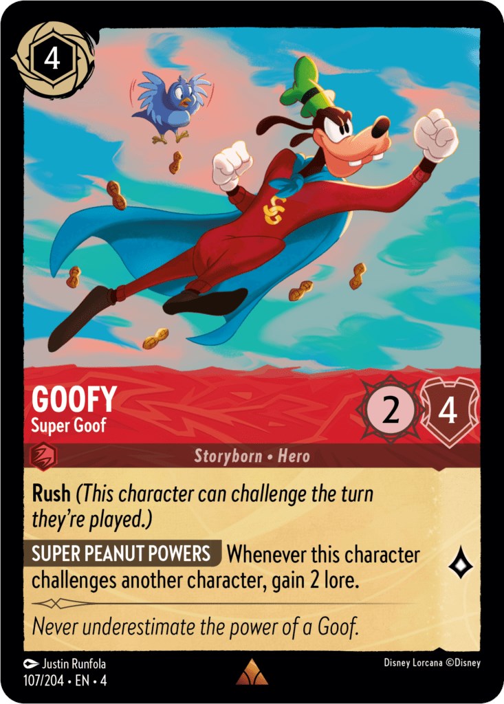 Image of Goofy - Super Goof (107/204) [Ursula's Return]