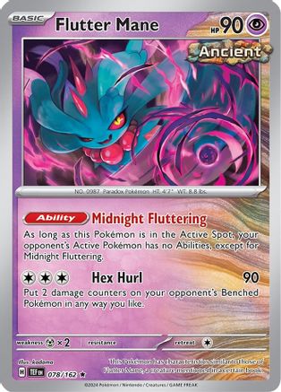 Image of Flutter Mane (078/162) (Theme Deck Exclusive) [Scarlet & Violet: Temporal Forces]