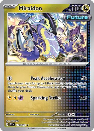 Image of Miraidon (121/162) (Theme Deck Exclusive) [Scarlet & Violet: Temporal Forces]