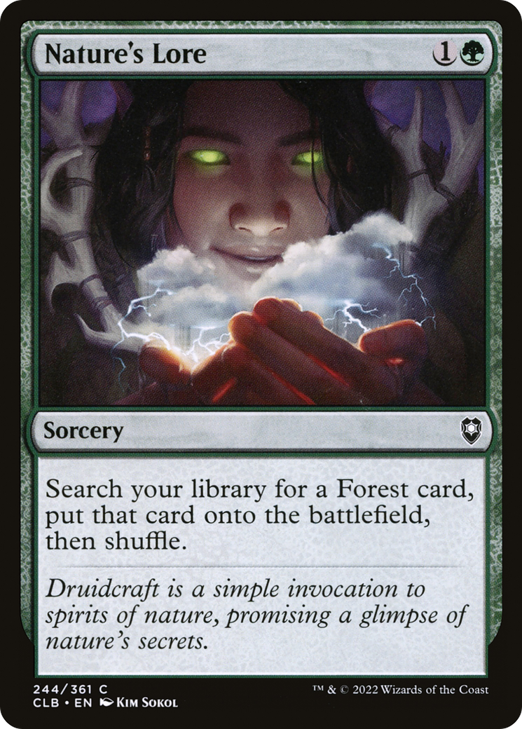 Image of Nature's Lore [Commander Legends: Battle for Baldur's Gate]