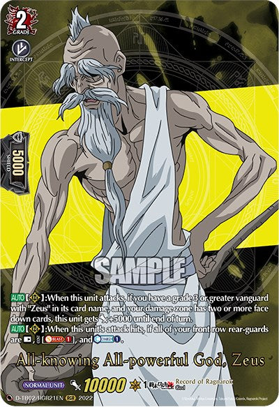 Image of All-knowing All-powerful God, Zeus (D-TB02/RGR21EN) [Record of Ragnarok]
