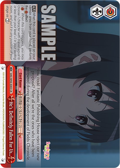 Image of He's Definitely Fallen For Us (SHS/W98-E083 CR) [Saekano the Movie: Finale]