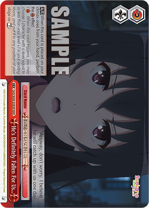 Image of He's Definitely Fallen For Us (SHS/W98-E083R RRR) [Saekano the Movie: Finale]
