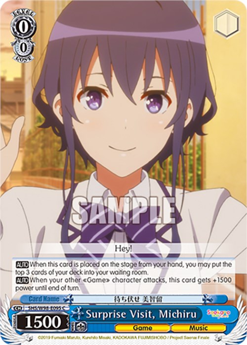 Image of Surprise Visit, Michiru (SHS/W98-E095 C) [Saekano the Movie: Finale]