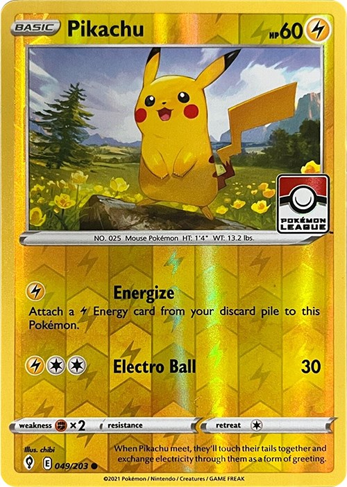 Image of Pikachu (049/203) (2023 2024 League Promo) [League & Championship Cards]