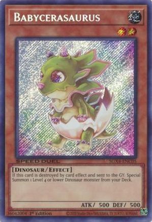Image of Babycerasaurus (Secret Rare) [SGX4-ENC05] Secret Rare