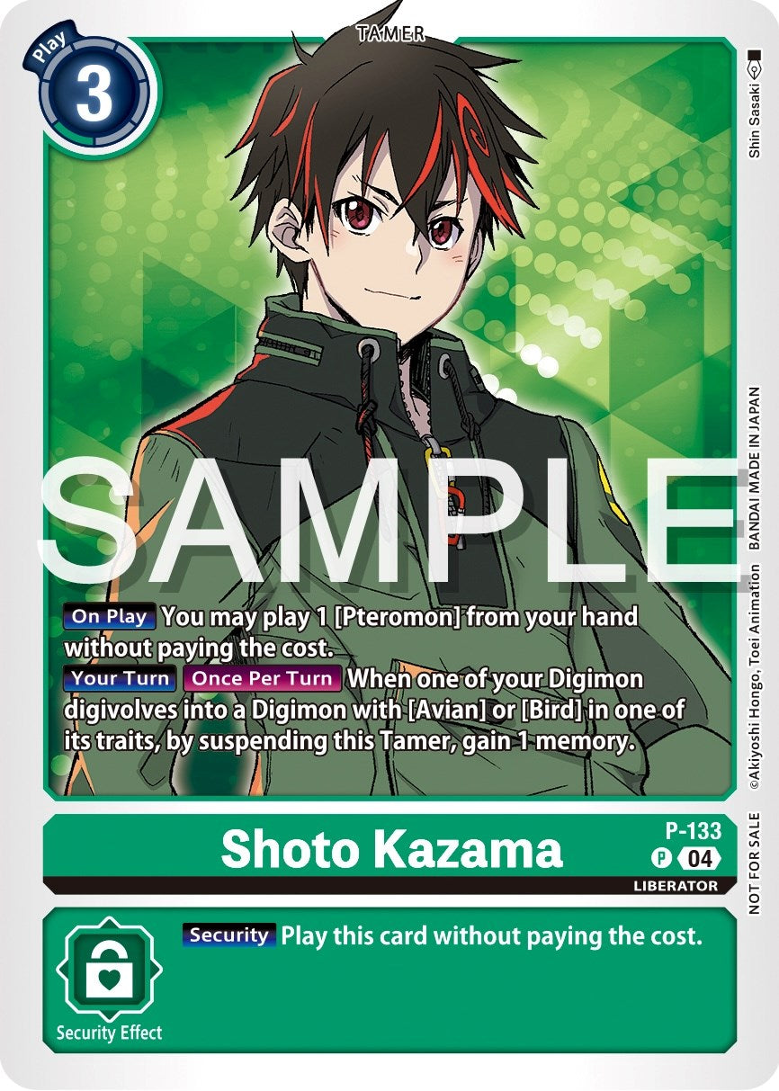 Image of Shoto Kazama [P-133] [Promotional Cards]