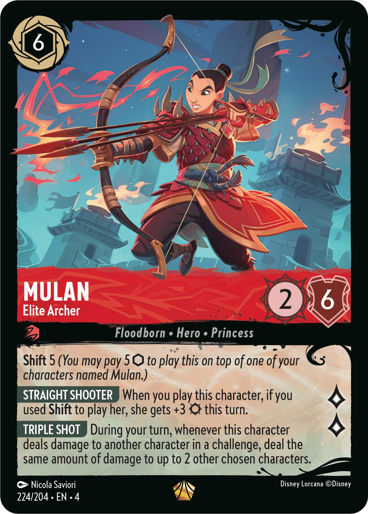 Image of Mulan - Elite Archer (224/204) (244/204) [Illumineer's Quest: Deep Trouble]