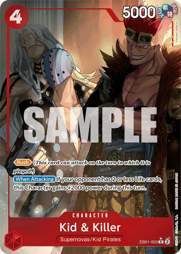 Image of Kid & Killer (Alternate Art) [Extra Booster: Memorial Collection]