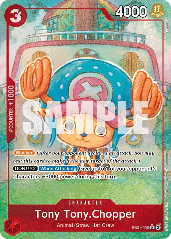 Image of Tony Tony.Chopper (Alternate Art) [Extra Booster: Memorial Collection]